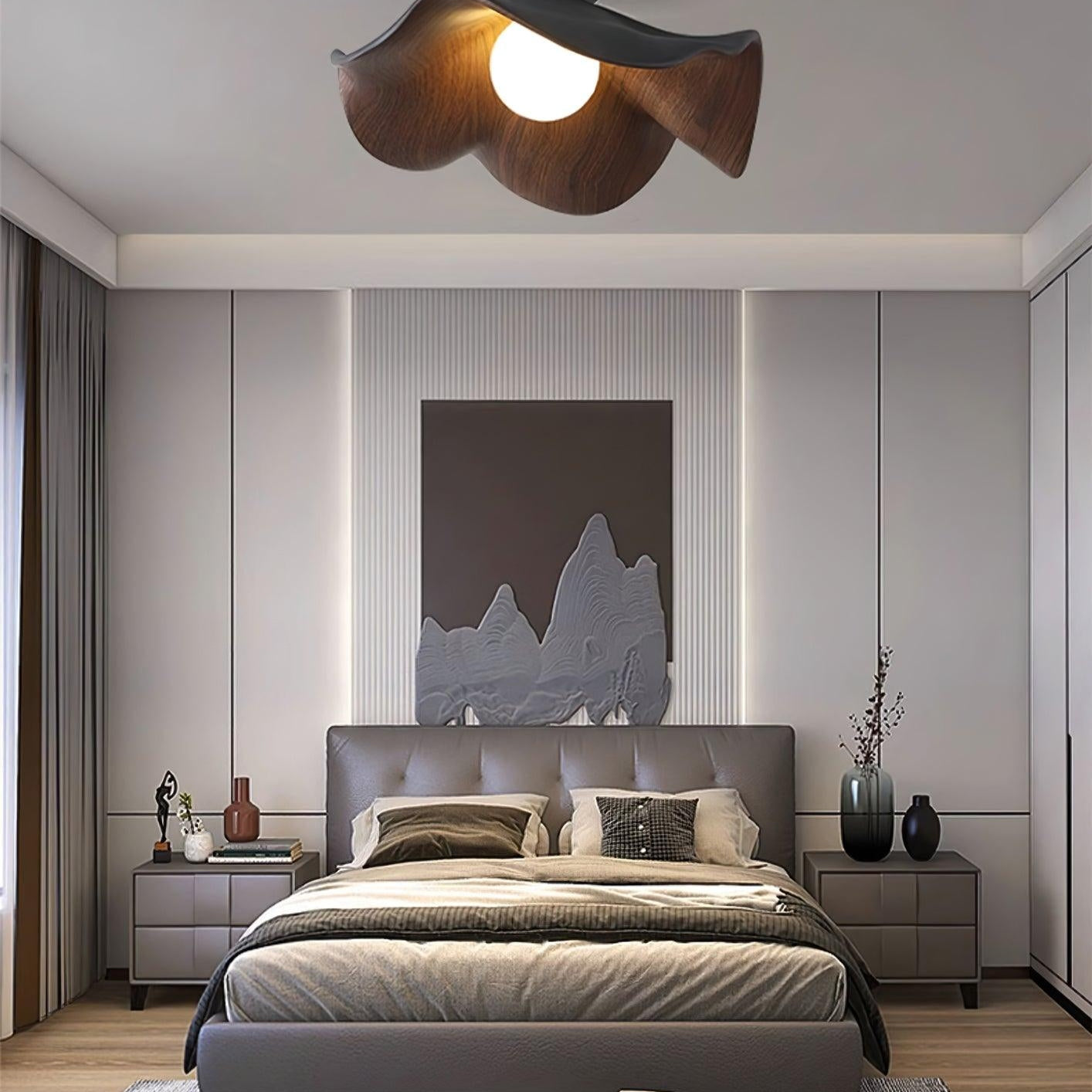 Lotus Leaf Pendant Light Lighting Lobby