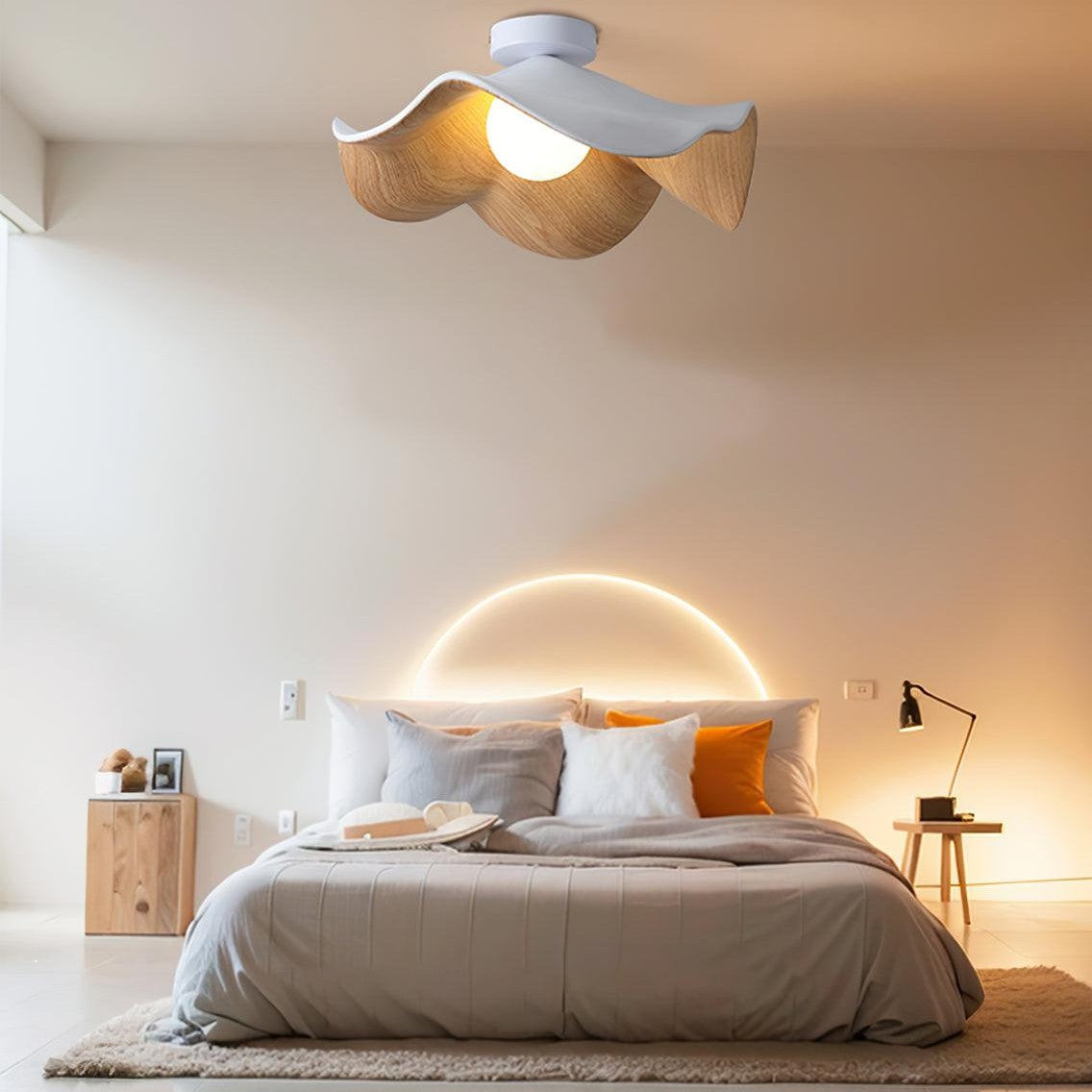 Lotus Leaf Pendant Light Lighting Lobby