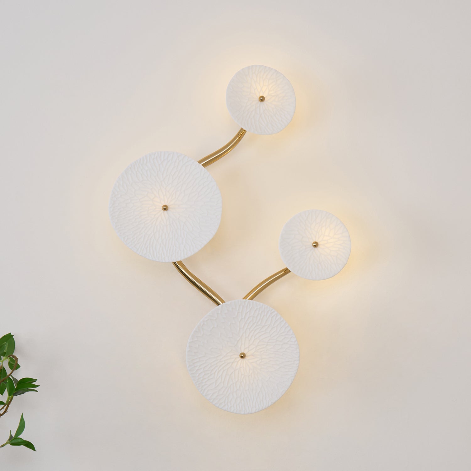 Lotus Petal Ceiling Light Lighting Lobby