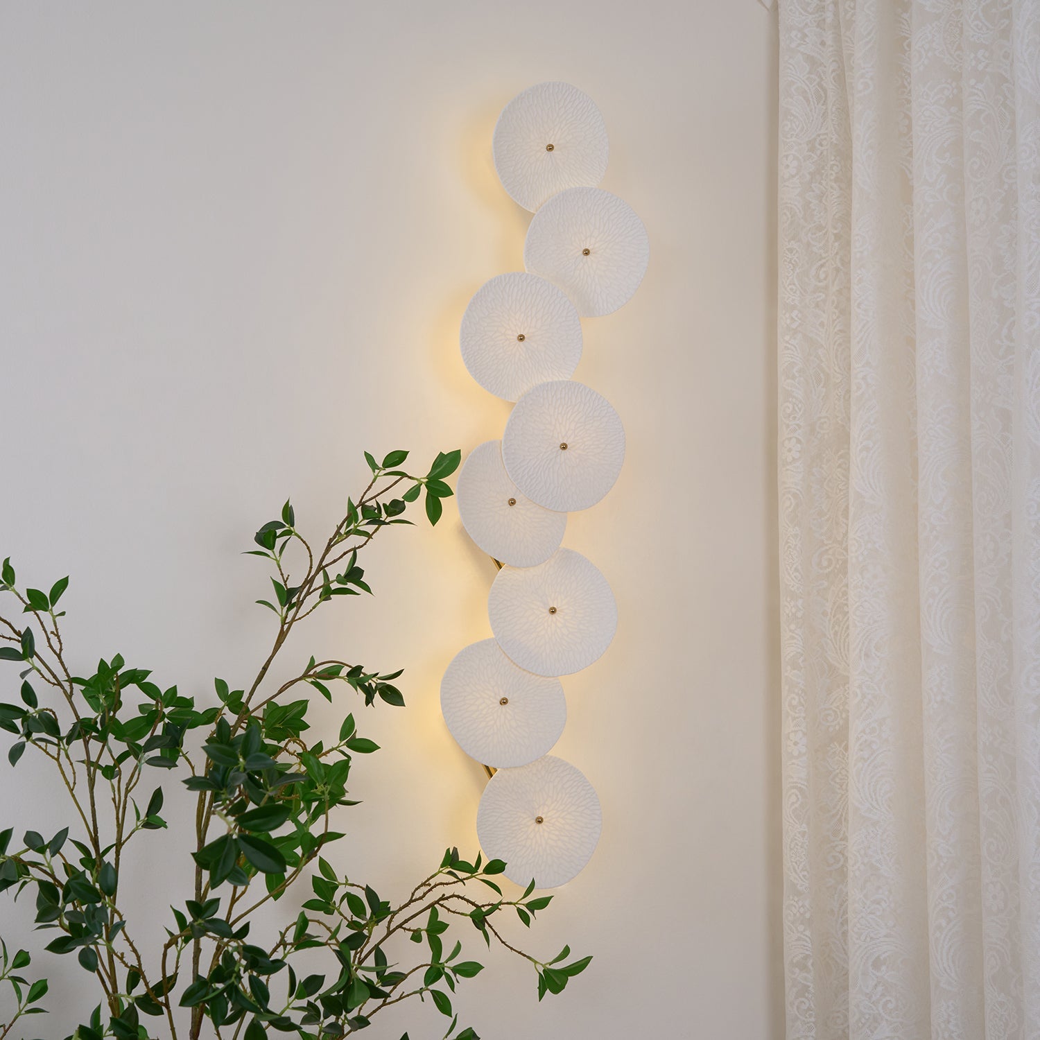Lotus Petal Ceiling Light Lighting Lobby