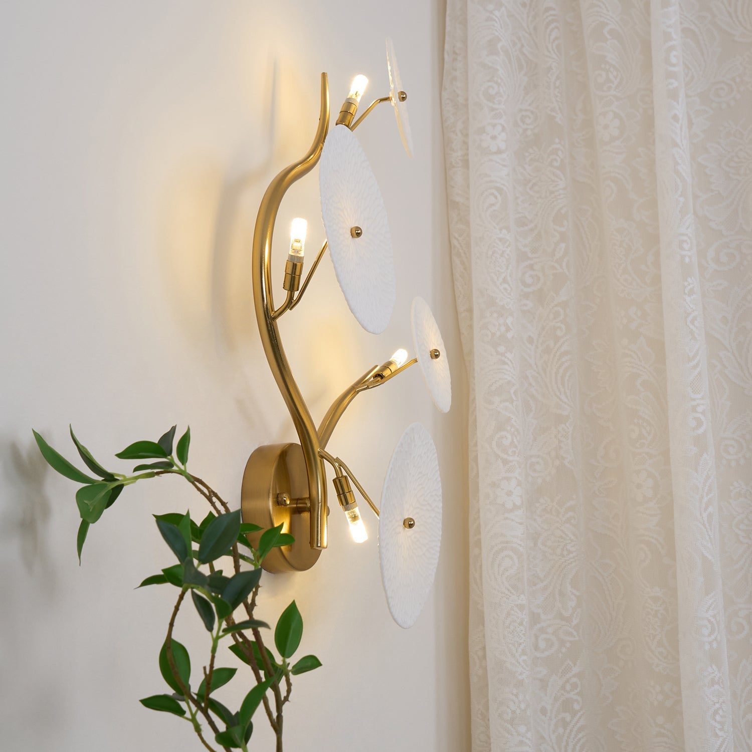 Lotus Petal Ceiling Light Lighting Lobby