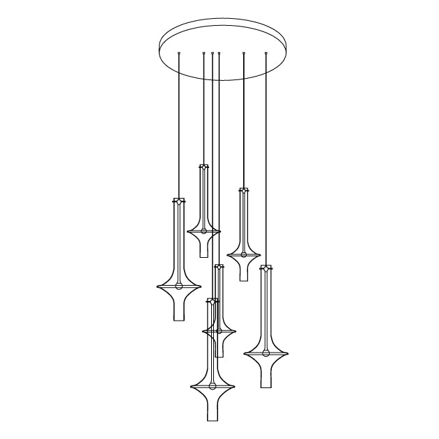 Marvel Ceiling Pendant Lighting Lobby