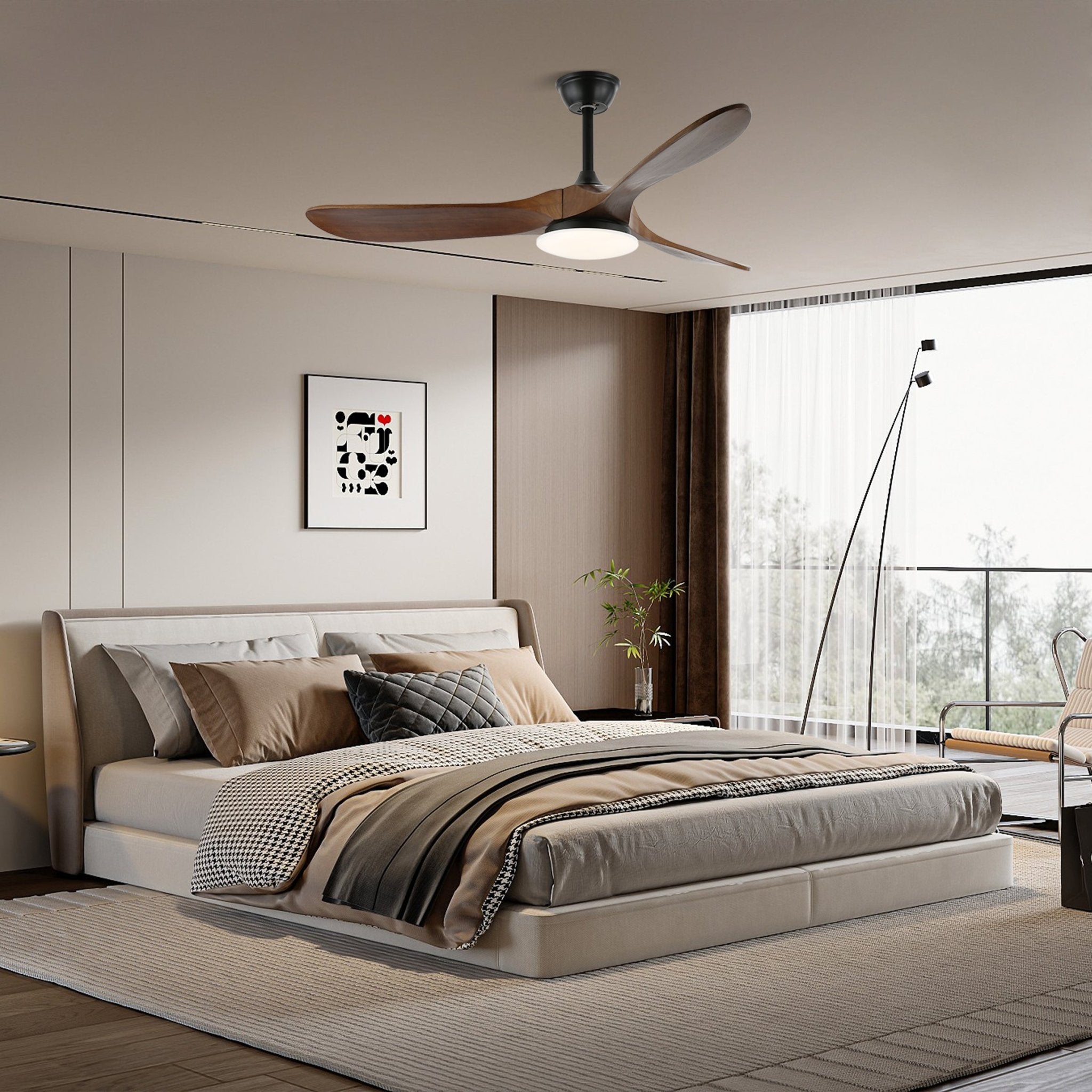 Maverick 42"/52" Ceiling Suspension Light Fan Lighting Lobby