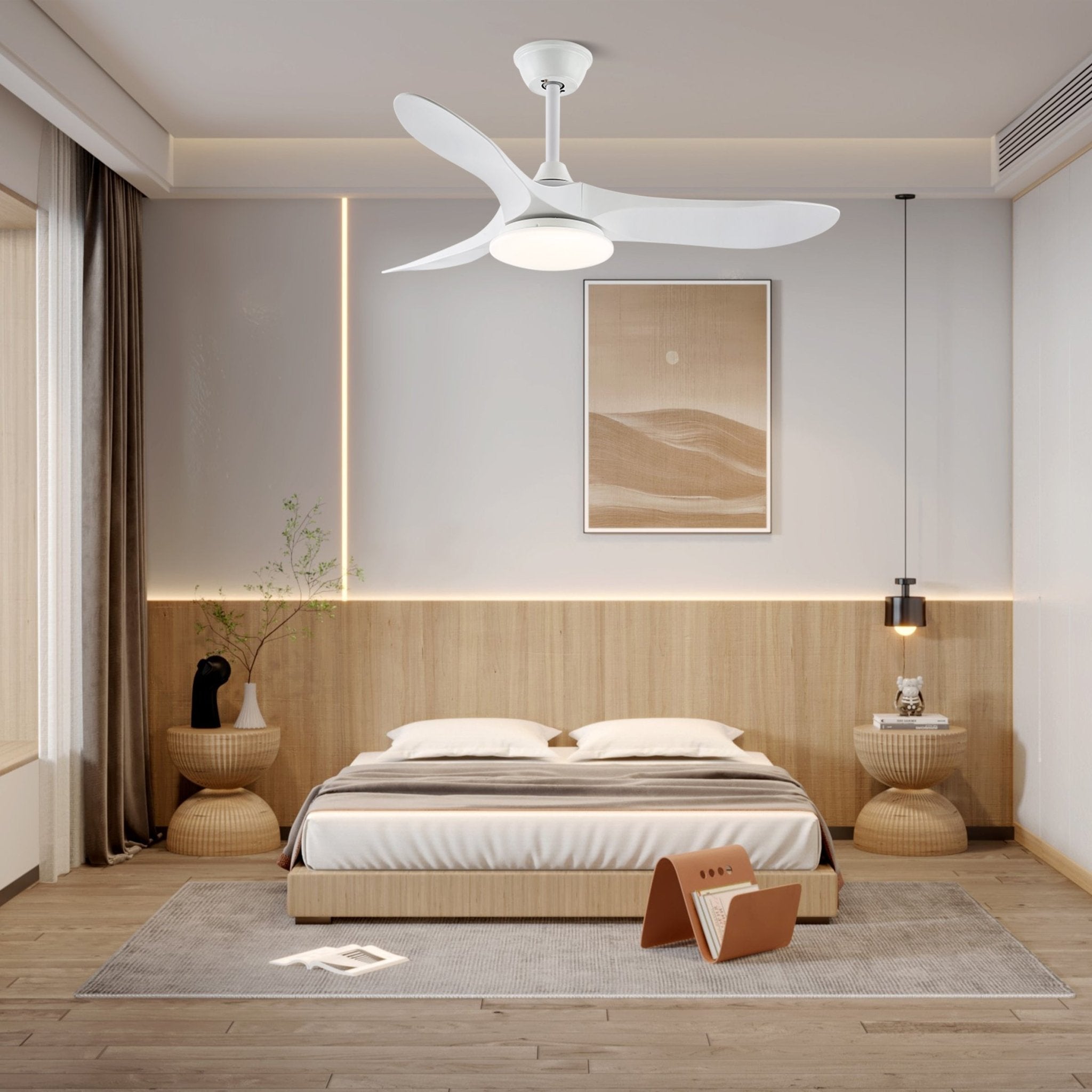 Maverick 42"/52" Ceiling Suspension Light Fan Lighting Lobby