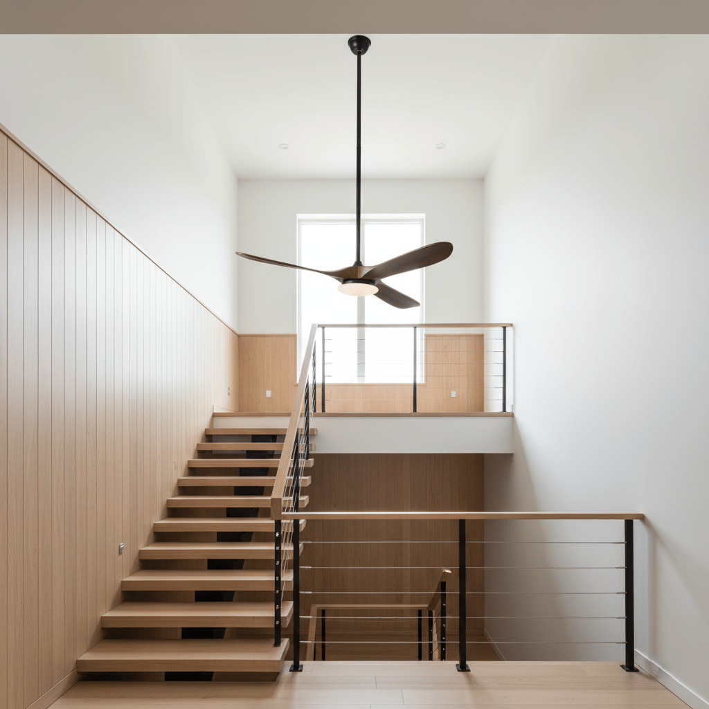 Maverick 42"/52" Ceiling Suspension Light Fan Lighting Lobby