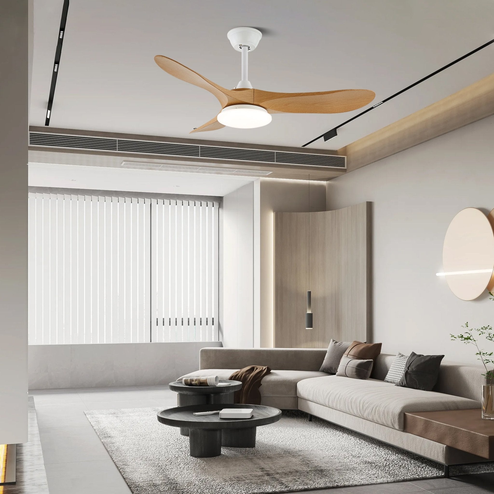 Maverick 42"/52" Ceiling Suspension Light Fan Lighting Lobby