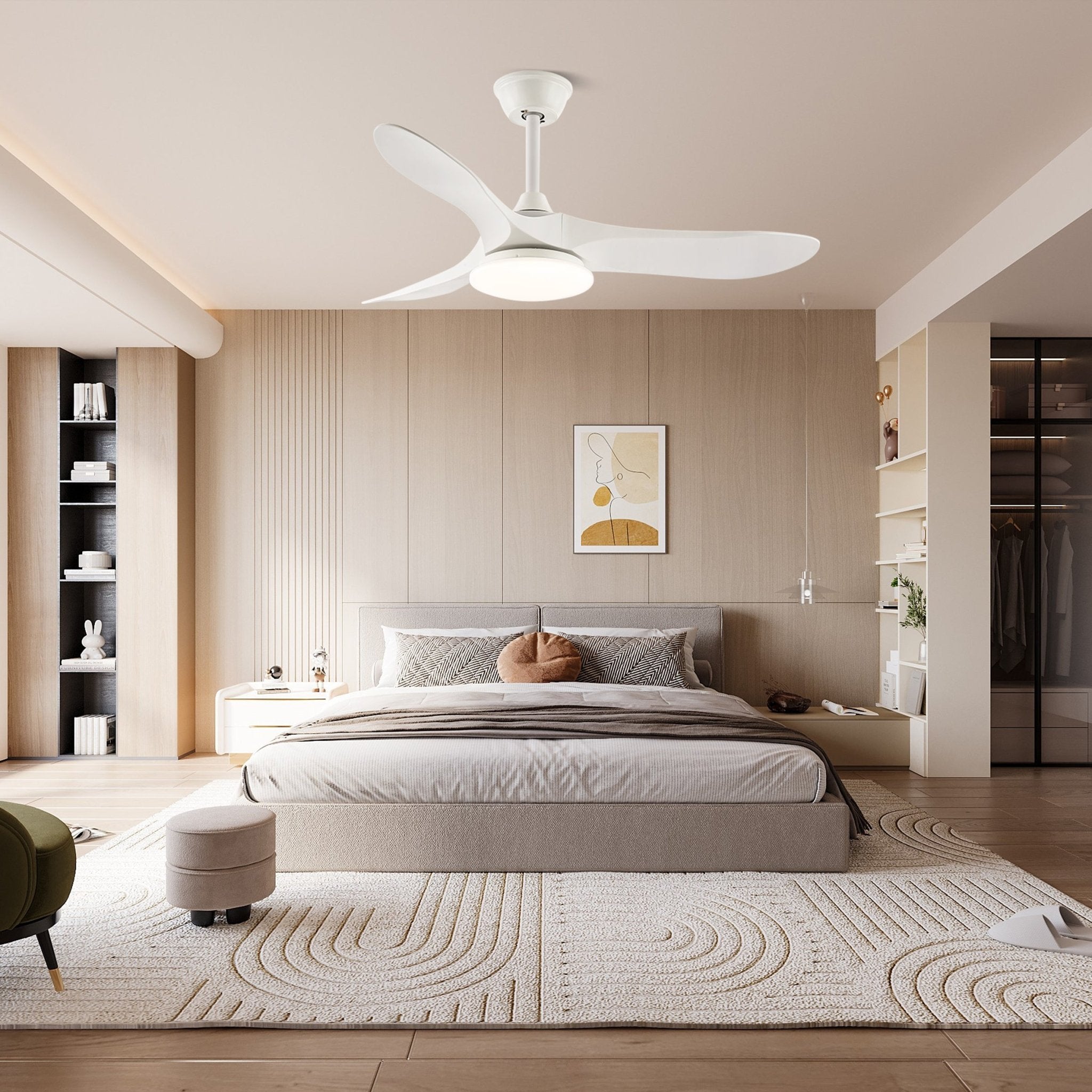Maverick 42"/52" Ceiling Suspension Light Fan Lighting Lobby