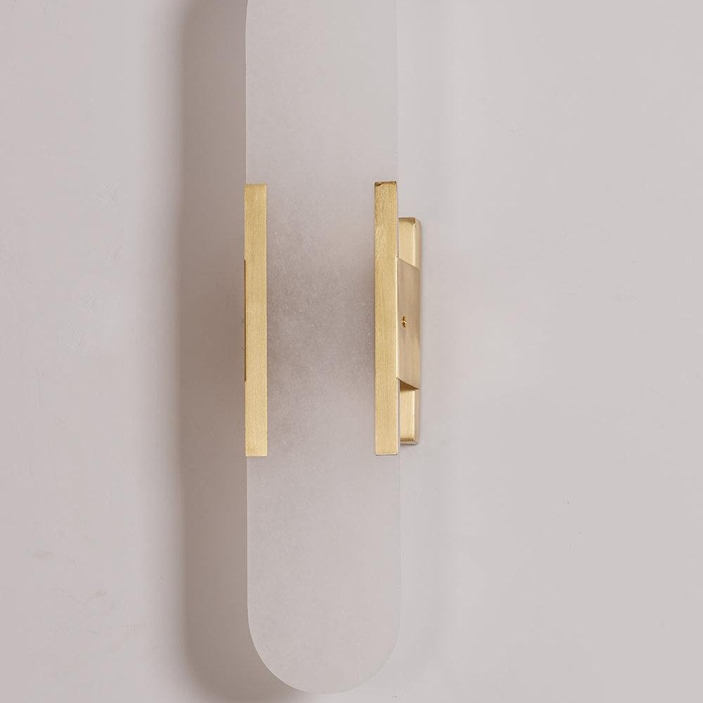 Melange Stretched Alabaster Wall Light Lighting Lobby