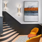 Melange Stretched Alabaster Wall Light Lighting Lobby