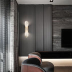 Melange Stretched Alabaster Wall Light Lighting Lobby