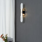 Melange Stretched Alabaster Wall Light Lighting Lobby