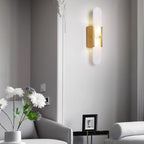 Melange Stretched Alabaster Wall Light Lighting Lobby