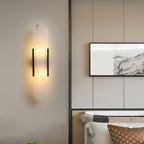 Melange Stretched Alabaster Wall Light Lighting Lobby