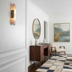 Melange Stretched Alabaster Wall Light Lighting Lobby