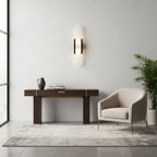 Melange Stretched Alabaster Wall Light Lighting Lobby