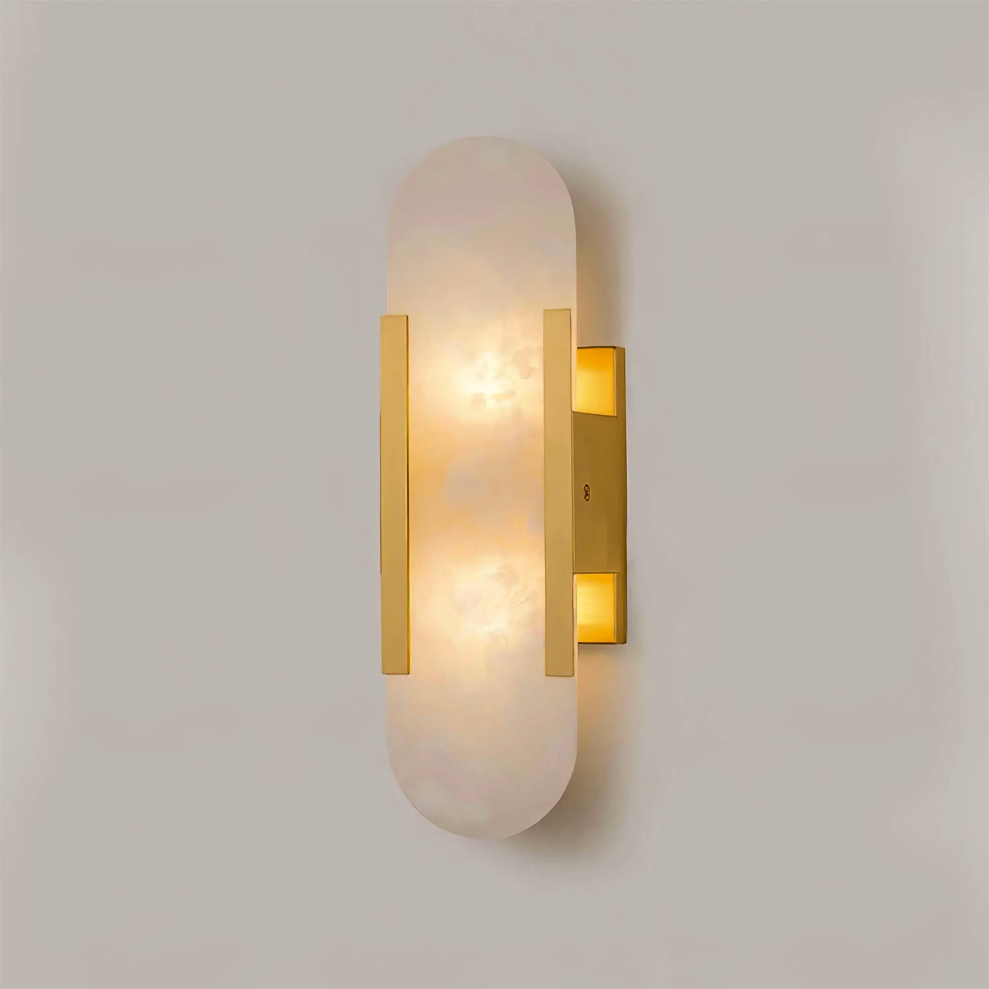 Melange Stretched Alabaster Wall Light Lighting Lobby