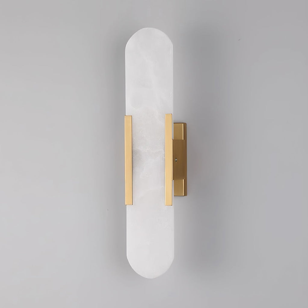 Melange Stretched Alabaster Wall Light Lighting Lobby
