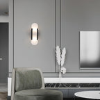 Melange Stretched Alabaster Wall Light Lighting Lobby