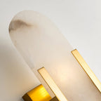 Melange Stretched Alabaster Wall Light Lighting Lobby