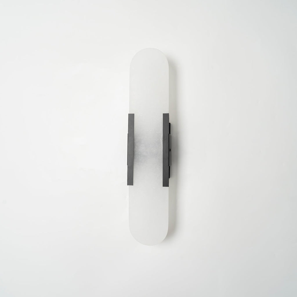 Melange Stretched Alabaster Wall Light Lighting Lobby
