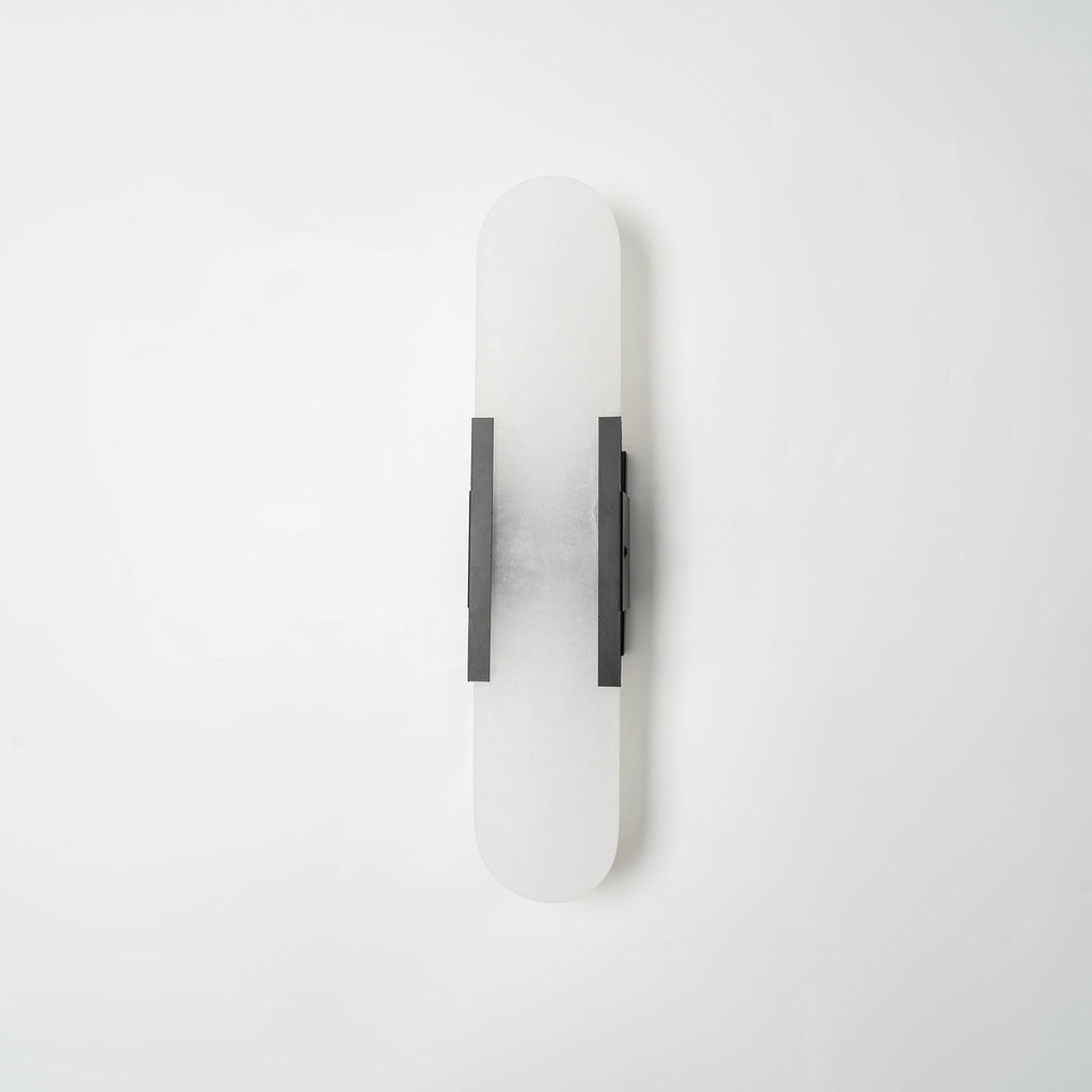 Melange Stretched Alabaster Wall Light Lighting Lobby