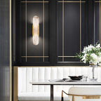 Melange Stretched Alabaster Wall Light Lighting Lobby