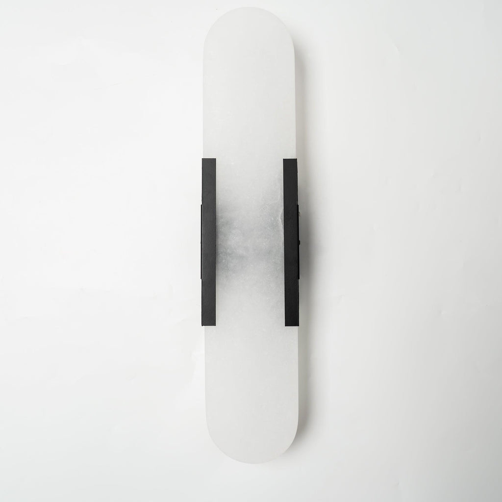 Melange Stretched Alabaster Wall Light Lighting Lobby