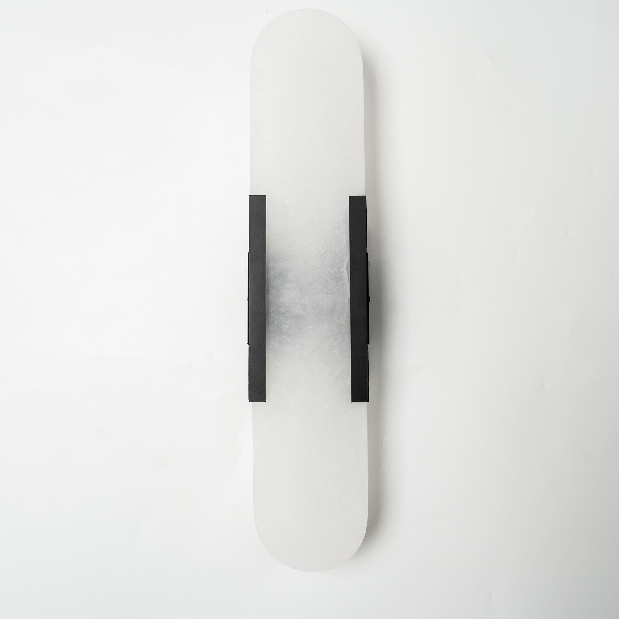 Melange Stretched Alabaster Wall Light Lighting Lobby
