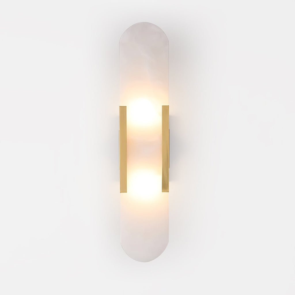 Melange Stretched Alabaster Wall Light Lighting Lobby