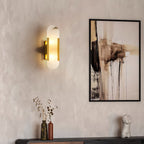 Melange Stretched Alabaster Wall Light Lighting Lobby