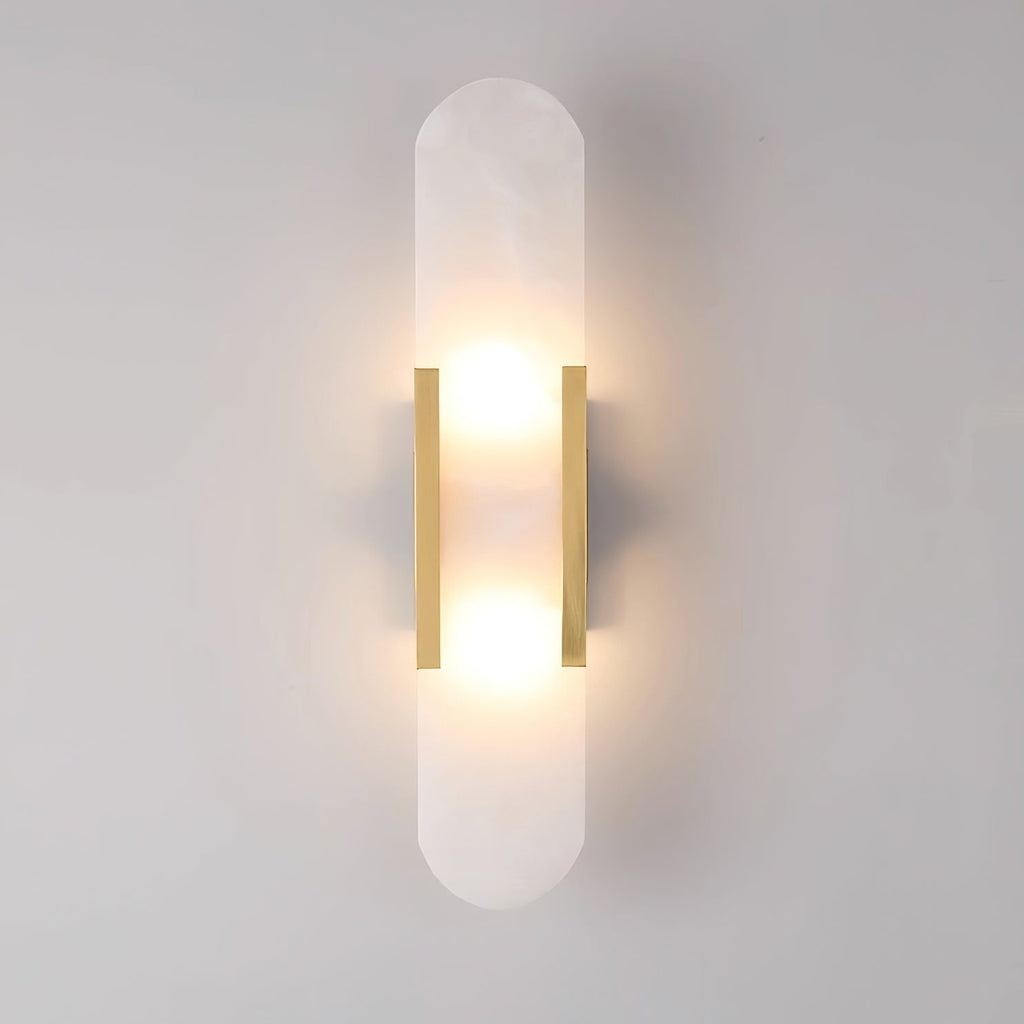 Melange Stretched Alabaster Wall Light Lighting Lobby