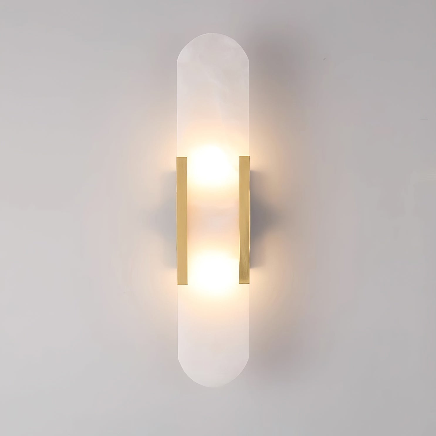 Melange Stretched Alabaster Wall Light Lighting Lobby