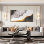 Melange Stretched Alabaster Wall Light Lighting Lobby