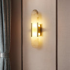Melange Stretched Alabaster Wall Light Lighting Lobby