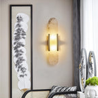 Melange Stretched Alabaster Wall Light Lighting Lobby