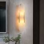 Melange Stretched Alabaster Wall Light Lighting Lobby
