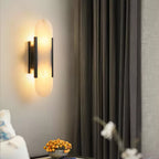 Melange Stretched Alabaster Wall Light Lighting Lobby