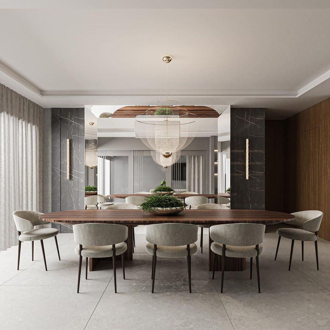 Meshmatics Ceiling Suspension Lamp Lighting Lobby