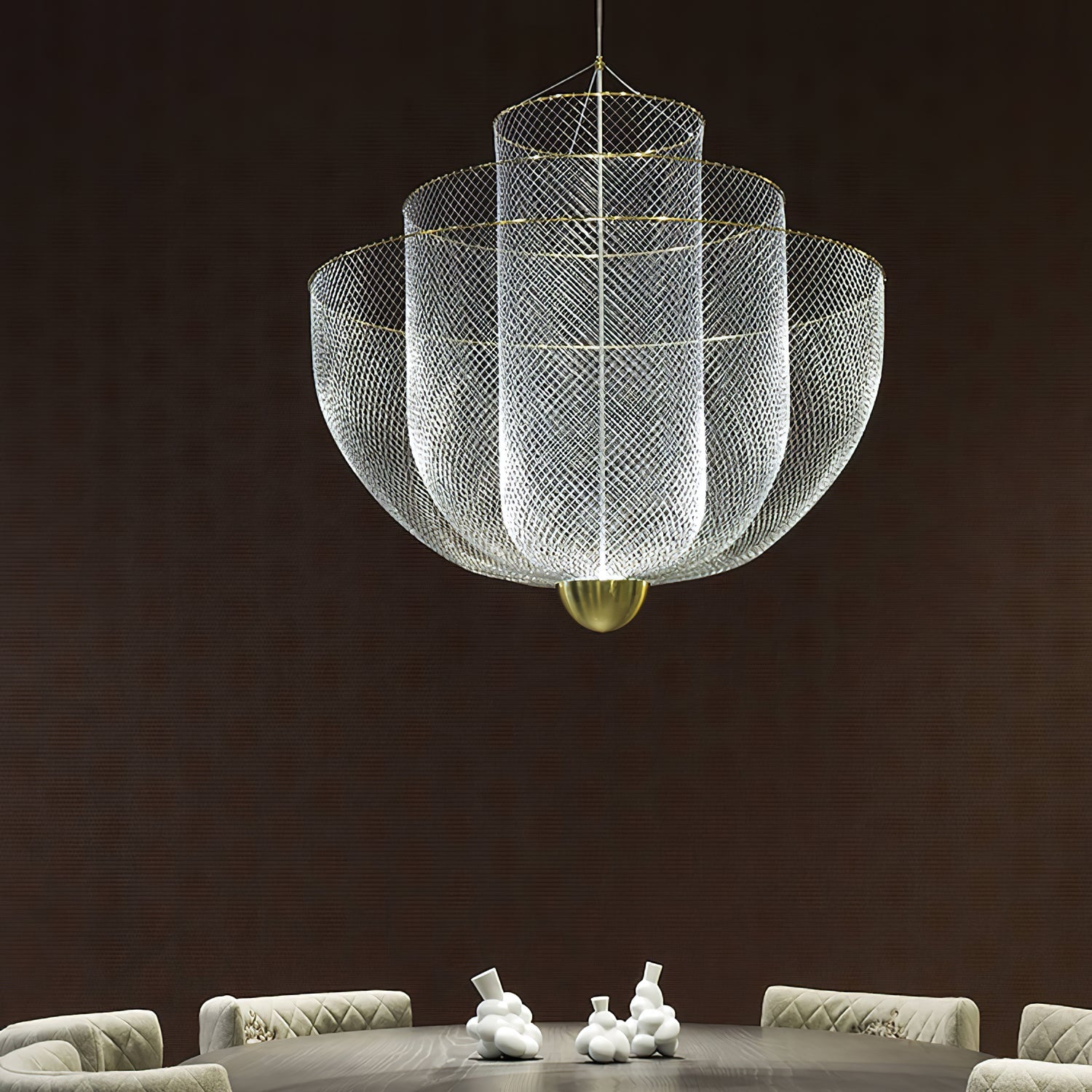 Meshmatics Ceiling Suspension Lamp Lighting Lobby