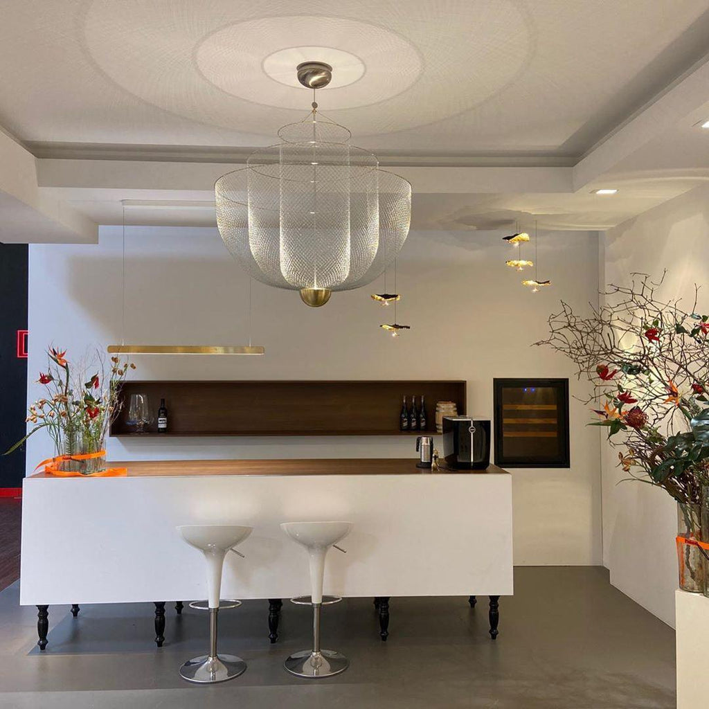 Meshmatics Ceiling Suspension Lamp Lighting Lobby
