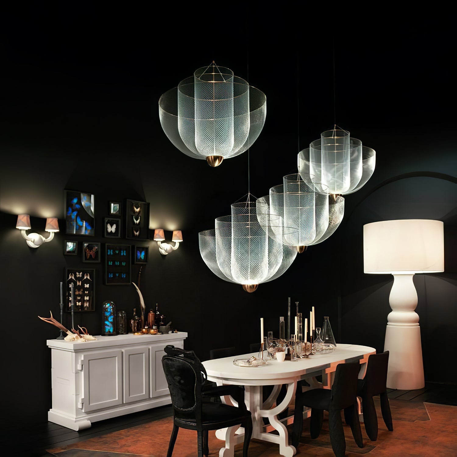 Meshmatics Ceiling Suspension Lamp Lighting Lobby