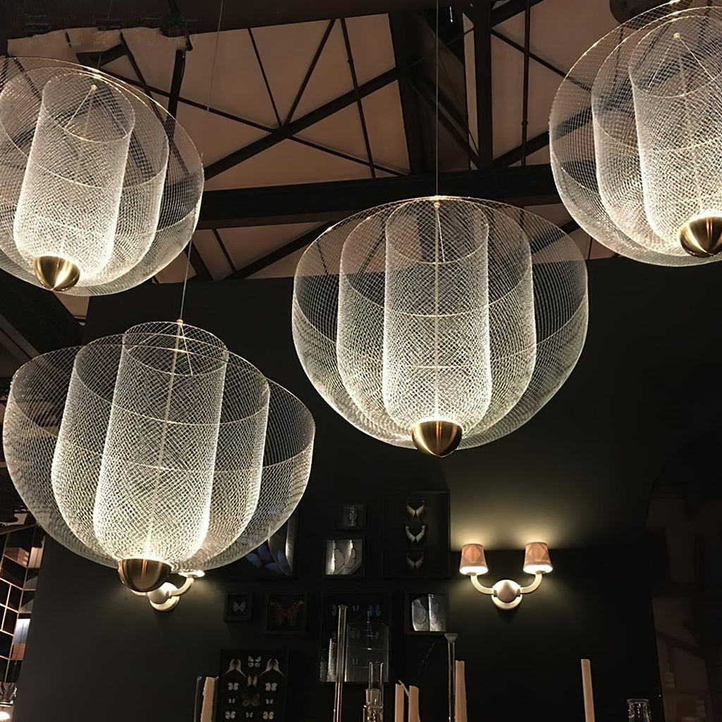 Meshmatics Ceiling Suspension Lamp Lighting Lobby