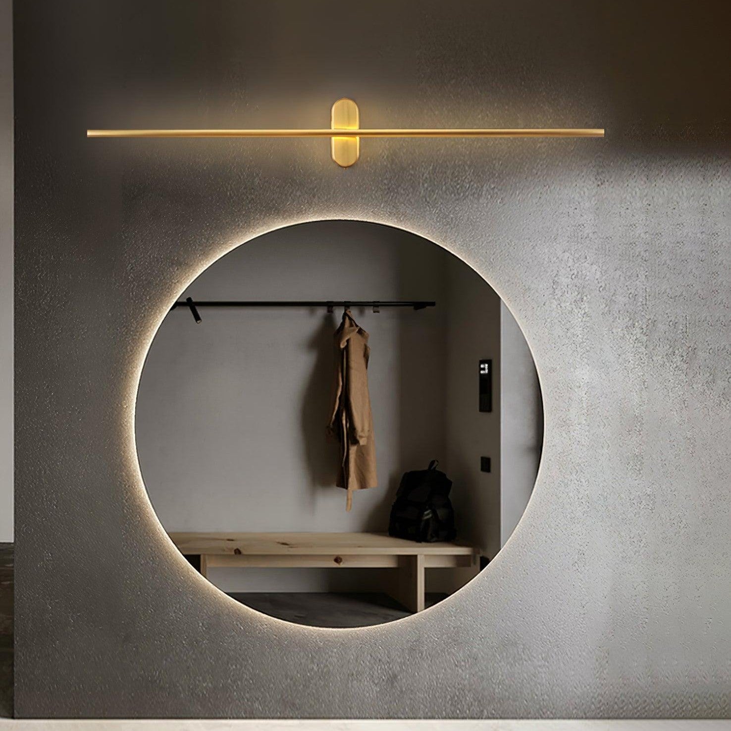 Metal Rod Wall Light Lighting Lobby