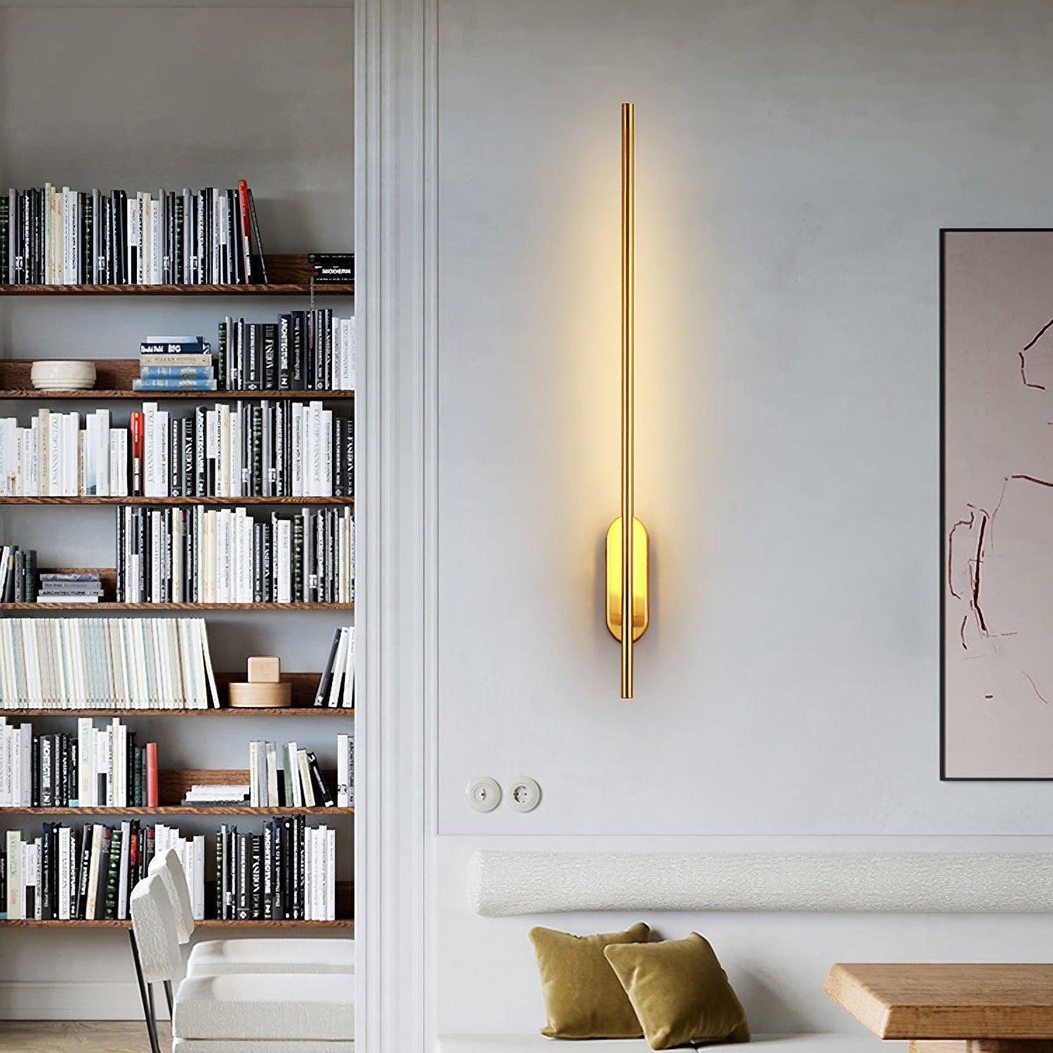 Metal Rod Wall Light Lighting Lobby