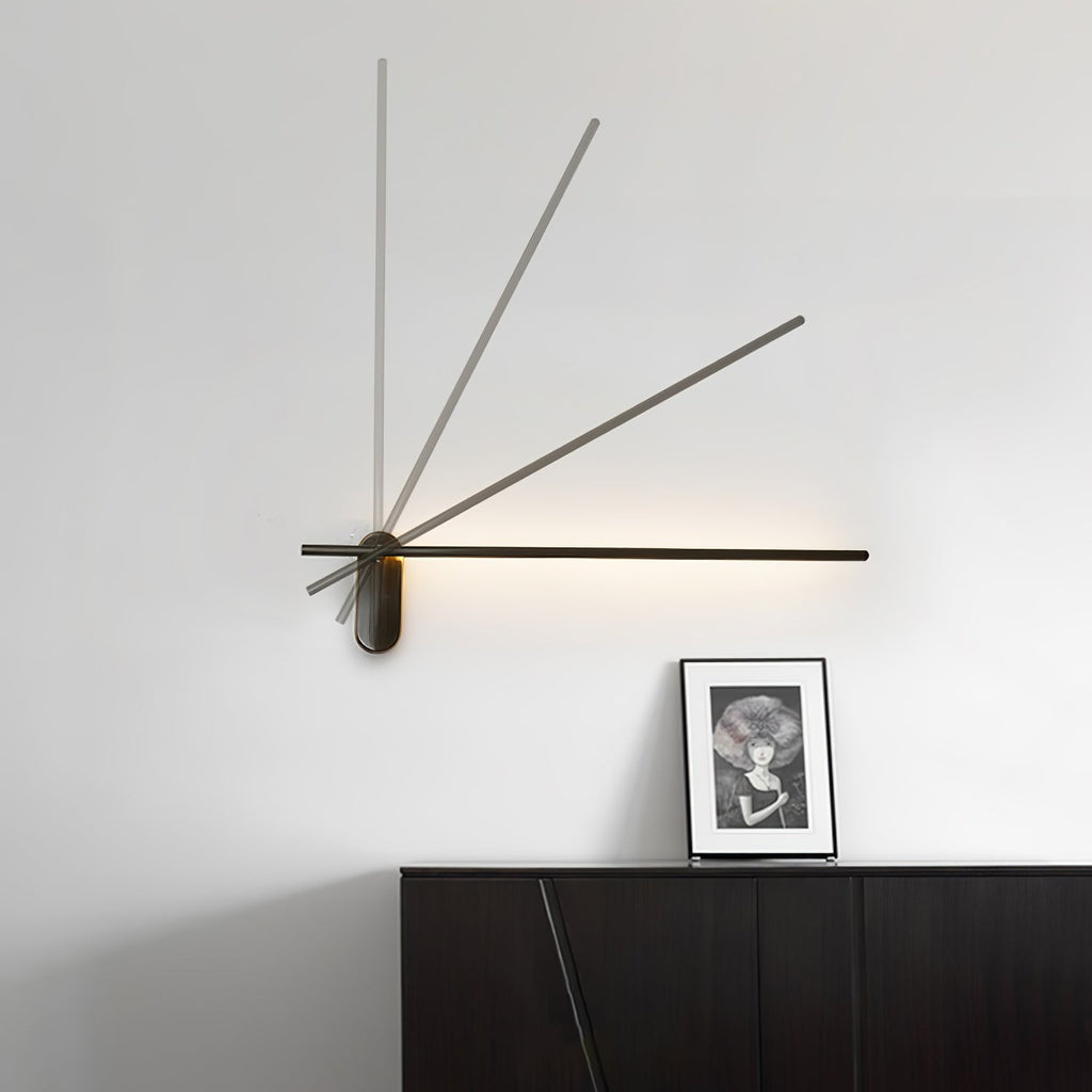 Metal Rod Wall Light Lighting Lobby