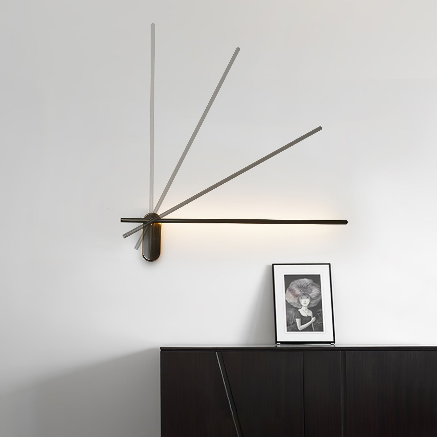 Metal Rod Wall Light Lighting Lobby