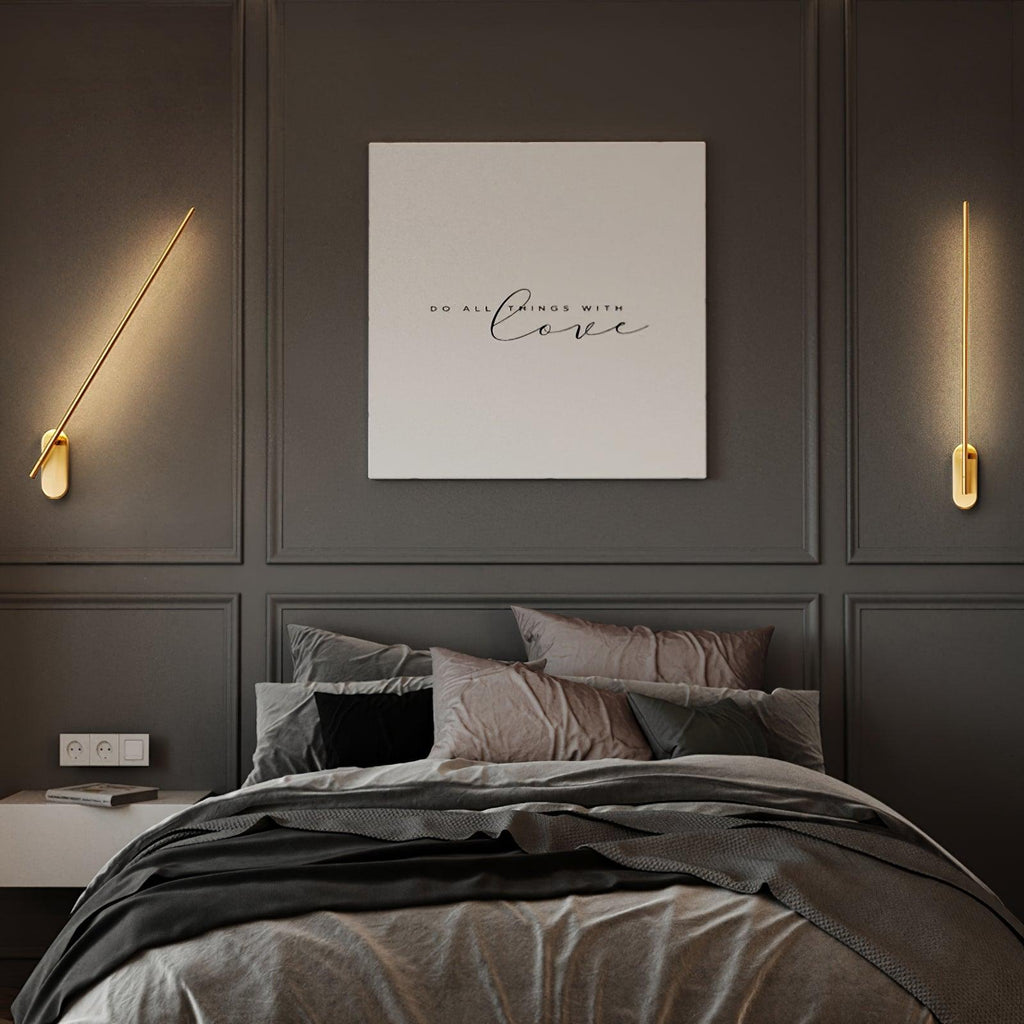 Metal Rod Wall Light Lighting Lobby