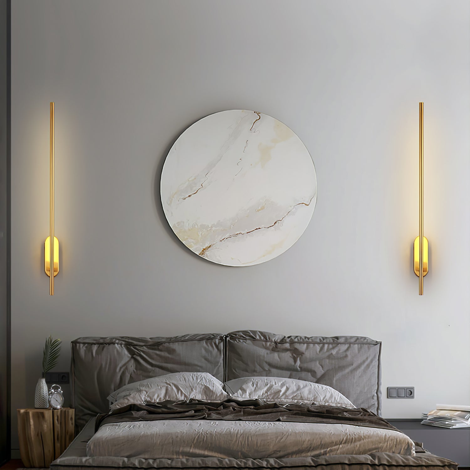 Metal Rod Wall Light Lighting Lobby