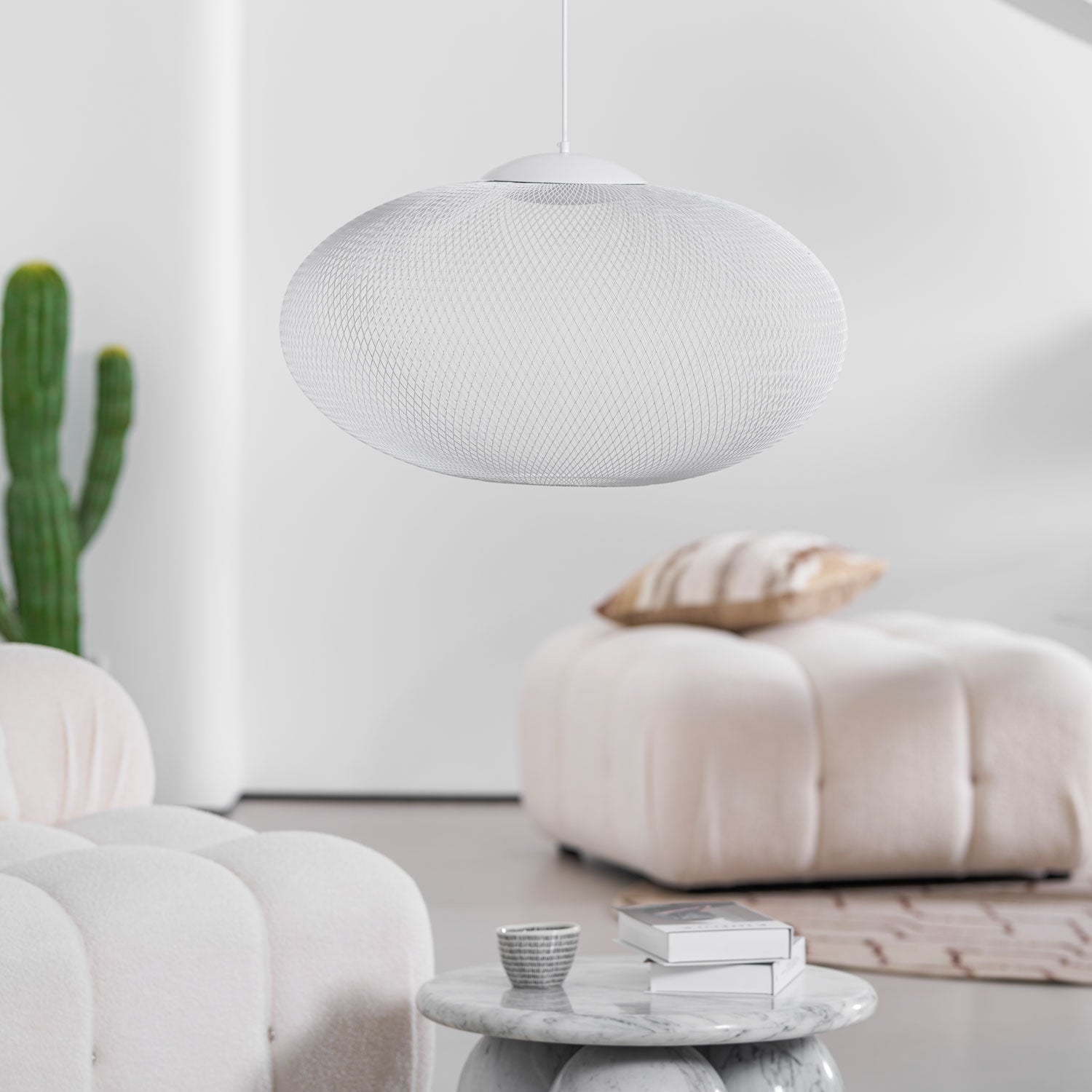 Metallic Mesh Ceiling Fixture Lamp Lighting Lobby