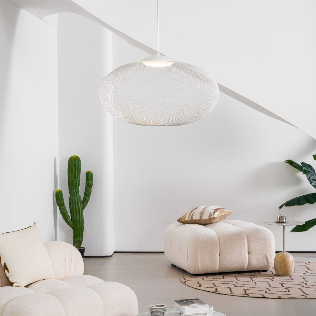 Metallic Mesh Ceiling Fixture Lamp Lighting Lobby